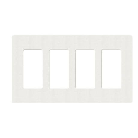 Lutron SC-4, Claro Screwless Designer Wallplate - 4 Gang