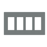 Lutron SC-4, Claro Screwless Designer Wallplate - 4 Gang