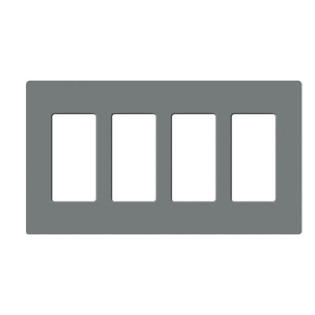 Lutron SC-4, Claro Screwless Designer Wallplate - 4 Gang