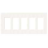 Lutron SC-5, Claro Screwless Designer Wallplate - 5 Gang