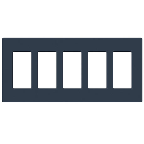 Lutron SC-5, Claro Screwless Designer Wallplate - 5 Gang