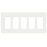 Lutron SC-5, Claro Screwless Designer Wallplate - 5 Gang