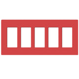 Lutron SC-5, Claro Screwless Designer Wallplate - 5 Gang