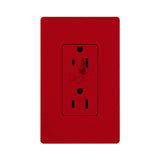 Lutron SCR-15-HDTR Claro 15A Tamper Resistant Receptacle - Half Dimming