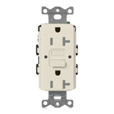 Lutron SCR-20-GFST, 20A, GFCI Receptacle, Tamper Resistant, Self Testing Recepticle, Cobblestone