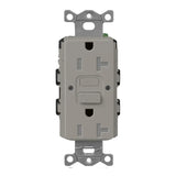 Lutron SCR-20-GFST, 20A, GFCI Receptacle, Tamper Resistant, Self Testing Recepticle, Cobblestone
