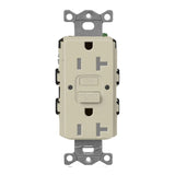 Lutron SCR-20-GFST, 20A, GFCI Receptacle, Tamper Resistant, Self Testing Recepticle, Cobblestone