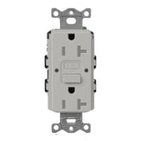 Lutron SCR-20-GFST, 20A, GFCI Receptacle, Tamper Resistant, Self Testing Recepticle, Cobblestone