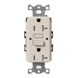 Lutron SCR-20-GFST, 20A, GFCI Receptacle, Tamper Resistant, Self Testing Recepticle, Cobblestone