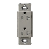 Lutron SCRS-20-TR, 20A Tamper Resistant Recepticle - Architectural White