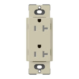 Lutron SCRS-20-TR, 20A Tamper Resistant Recepticle - Architectural White