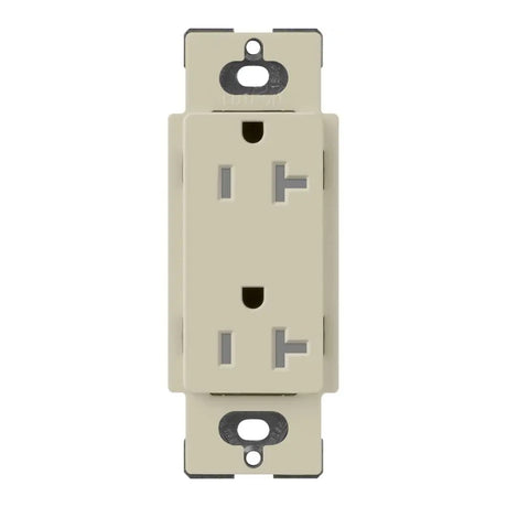 Lutron SCRS-20-TR, 20A Tamper Resistant Recepticle - Architectural White