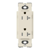 Lutron SCRS-20-TR, 20A Tamper Resistant Recepticle - Architectural White