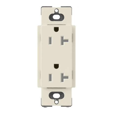 Lutron SCRS-20-TR, 20A Tamper Resistant Recepticle - Architectural White