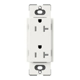 Lutron SCRS-20-TR, 20A Tamper Resistant Recepticle - Architectural White