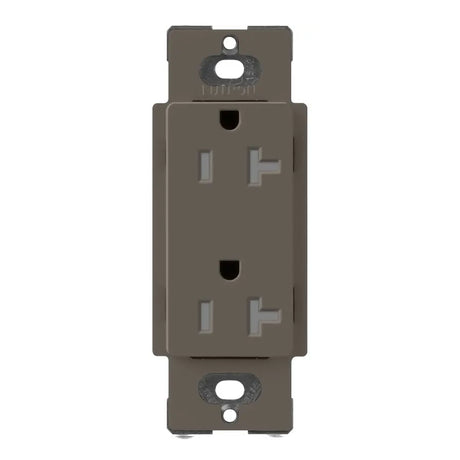 Lutron SCRS-20-TR, 20A Tamper Resistant Recepticle - Architectural White