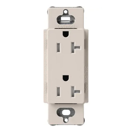 Lutron SCRS-20-TR, 20A Tamper Resistant Recepticle - Architectural White
