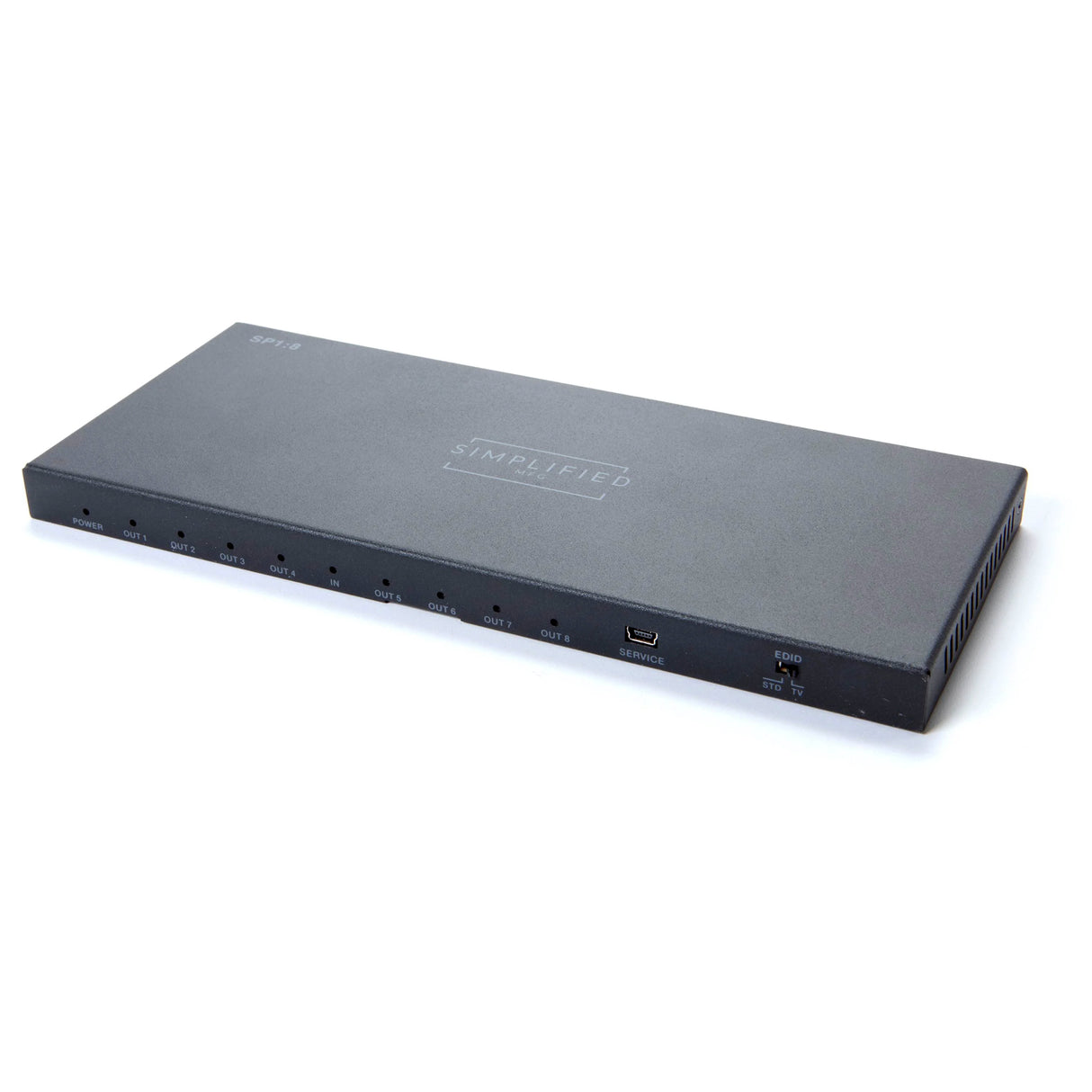 Simplified SP1:8, HDMI 4K, 1x8 Splitter