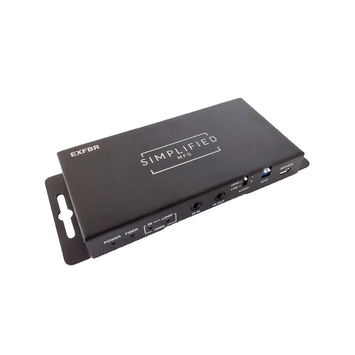 Simplified EXFBR, HDMI Extender 4K over Fiber up to 1000 meters