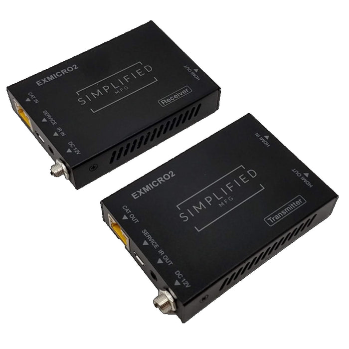 Simplified EXMICRO2,HDMI Extender over CAT6 up to 50 meters