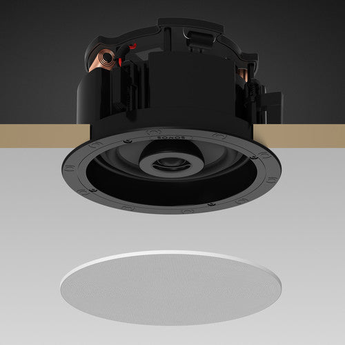 SONOS INCLGWW1, 6.5" In-Ceiling Speaker by Sonance  (Pair) - White