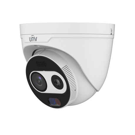 UNV TIC3612SA-F2-4F3AC-I1, (4MP) Turret, IPC 2.6mm Fixed Lens, Thermal & Optical Dual Spectrum, WDR, UL Listed