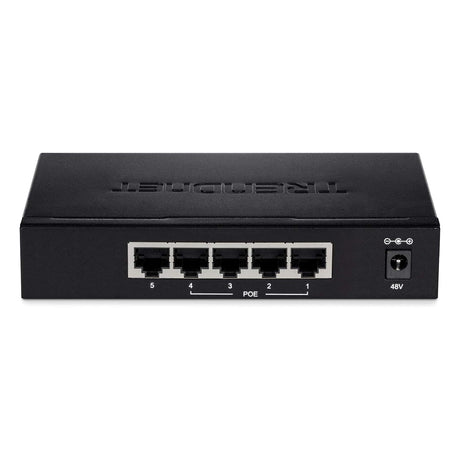 TRENDnet TPE-TG50ES 5-Port Gigabit EdgeSmart PoE+ Switch (31W)