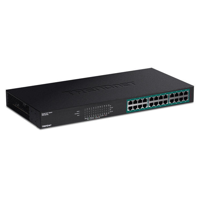 TRENDnet TPE-TG240g 24-port GREENnet Gigabit PoE+ Switch (370W)