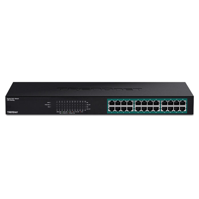 TRENDnet TPE-TG240g 24-port GREENnet Gigabit PoE+ Switch (370W)