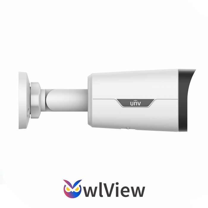 UNV IPC2312LE-ADF28KM-WP, (2MP) Bullet, IPC 2.8mm Fixed Lens, Owlview, Microphone, WDR, UL Listed