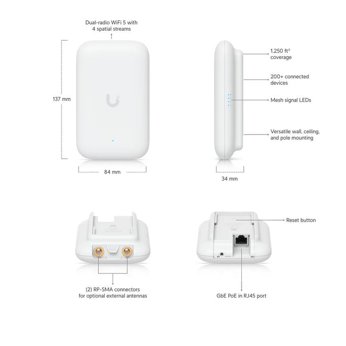 Ubiquiti UK-ULTRA-US, Compact indoor/outdoor Acess Point