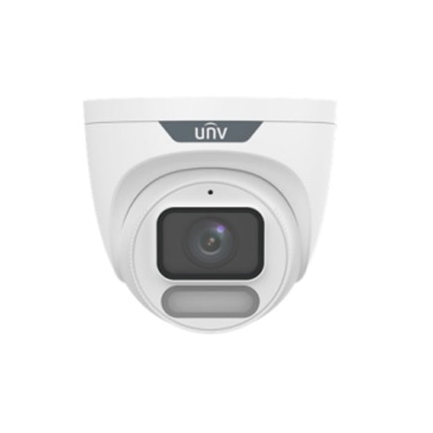 UNV IPC3628SR-ADF28KM-WP, (8MP) Turret, IPC 2.8mm Fixed Lens, Owlview, Microphone, WDR, UL Listed