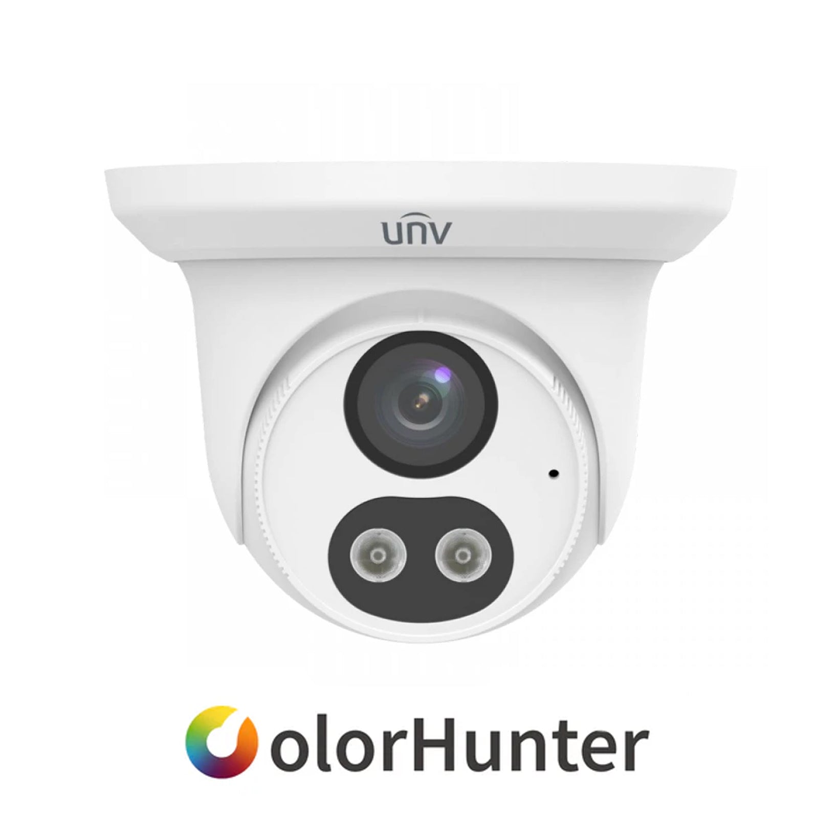 UNV IPC3614LB-ADF28K-DL, (4MP)Turret, IPC 2.8mm Lens, Color Hunter, Mi ...