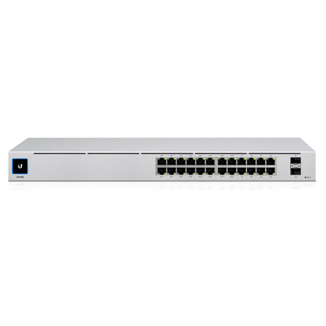 Ubiquiti USW-24-POE, UniFi 24-Port Managed, 16 Gigabit PoE Ports, 8 Gigabit Ports Switch with SFP