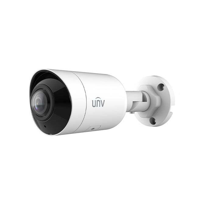 UNV IPC2105SB-ADF16KM-I0, (5MP) Bullet, IPC 1.68mm Fixed Lens Wide Angle, LightHunter, Mic & Speaker, WDR, UL Listed