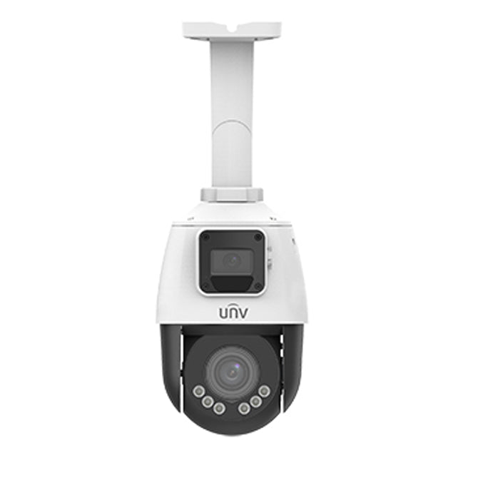 UNV IPC9312LFW-AF28-2X4, (2MP) PTZ, IPC 2.8mm and 2.8-12mm Dual Lens 4X Zoom, LightHunter, Microphone & Speker, WDR, UL Listed