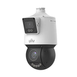 UNV IPC94144SFW-X25-F40C, (4MP) PTZ, IPC 4mm and 4.8-120MM Dual Lens 25X Zoom, LightHunter, Microphone & Speaker, WDR, UL Listed, NDAA Compliant