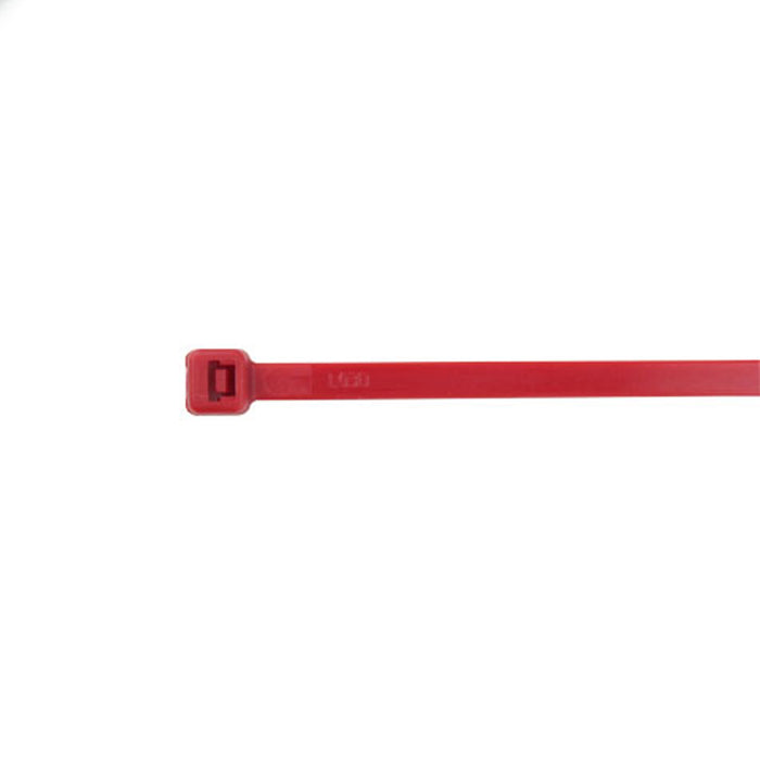 Vertical Cable (045-CTP-M50-8R), 8" Cable Ties, Plenum, 50lb Tensile, Red, c(UL) Listed, 100 Pack