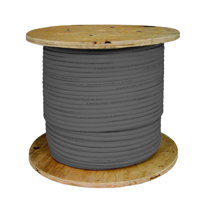 Vertical Cable (211-186ST/GY) Alarm-Security Cable, Unshielded, 18AWG, 6 Conductor Stranded, 1000ft, Spool, Gray