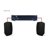 Vanco W5VB-BSC, 5.25” On-Wall Indoor/Outdoor Speaker, 8 ohm and 70V/100V