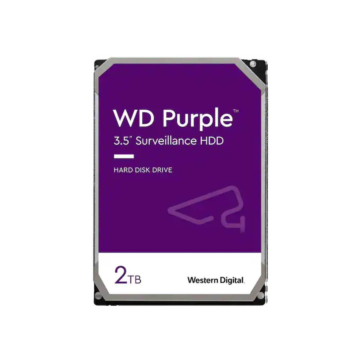 Western Digital 2TB Purple Surveillance Hard Disk Drive.