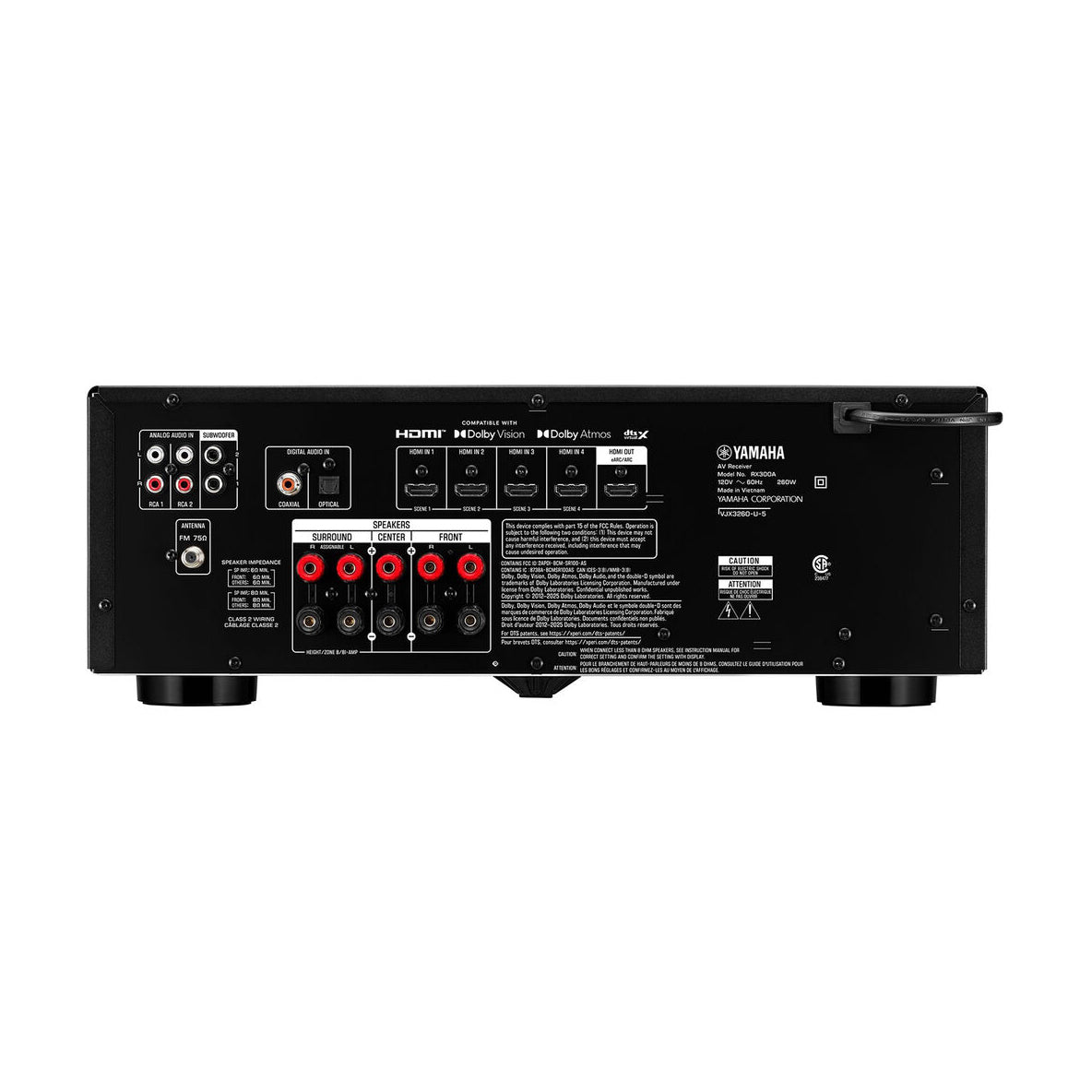 Yamaha RX300A, 5.2-Channel Network A/V Receiver