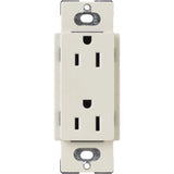 Lutron Claro CARS-15-TR,15A Tamper Resistant Receptacle