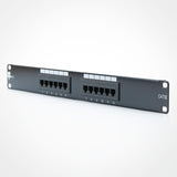 Vertical Cable (12 Port Patch Panel CAT5e 1U) Patch Panel 1U, CAT5e, 12 Port (UL)