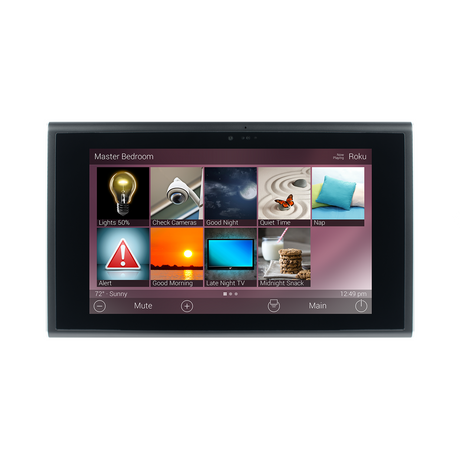 URC TKP-7600, 7" Graphical In-Wall Touchscreen, Total Control Lite