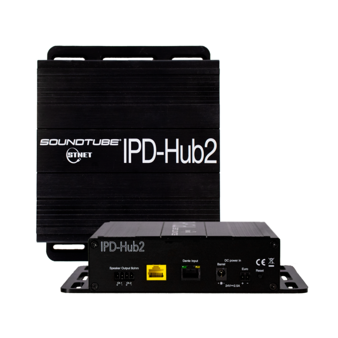 SoundTube IPD-HUB 2, Dante 2 CH  Amp with DSP