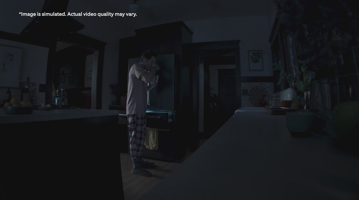 Ring Indoor Cam Plus 2k, 4x Enhanced Zoom, Low-Light Sight, (White / Black)