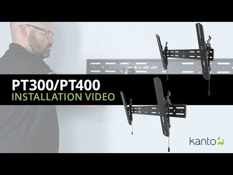 Kanto PT300, Low Profile Tilting TV Mount for 32" - 90" TVs