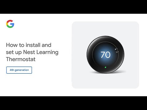 Google Nest Thermostat 4th Generation, ( Includes Temperature Sensor )