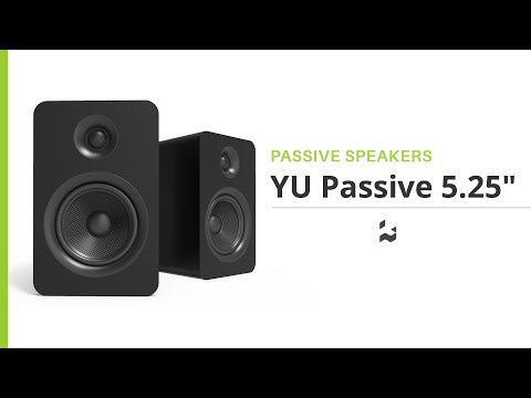 Kanto YUP6W, Passive 5.25" Speakers with 1" Silk Dome Tweeter and 5.25" Kevlar Woofer, Pair
